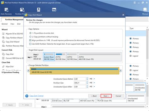 repairing disk errors after clone